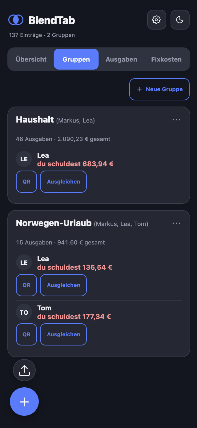 Deine Gruppen